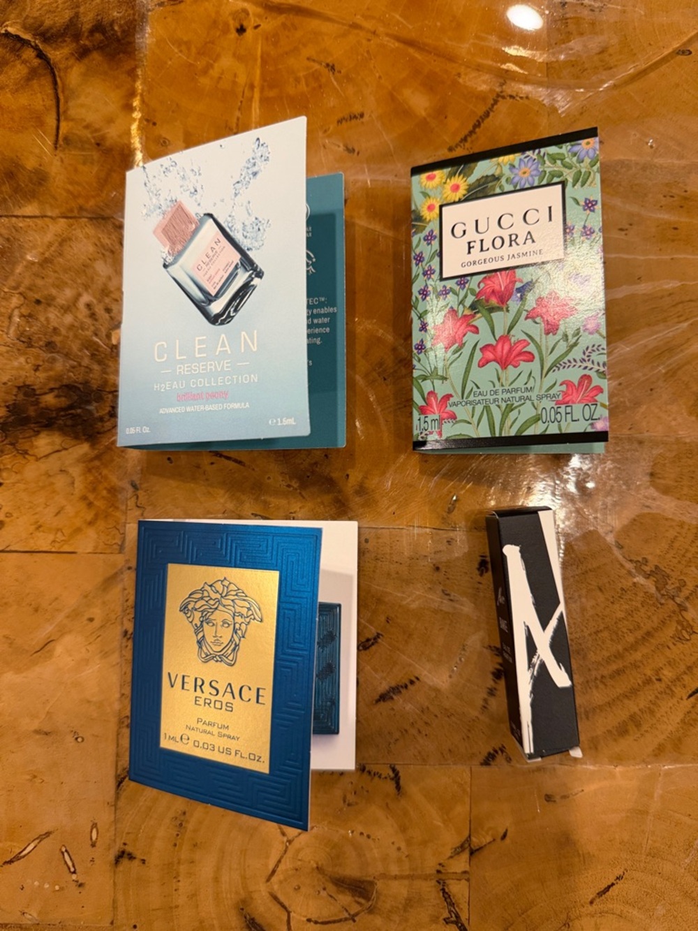 NEW🌺GUCCI FLORA GORGEOUS JASMINE ,CLEAN RESERVE H2EAU , VERSACE EROS & AKRO BAKE